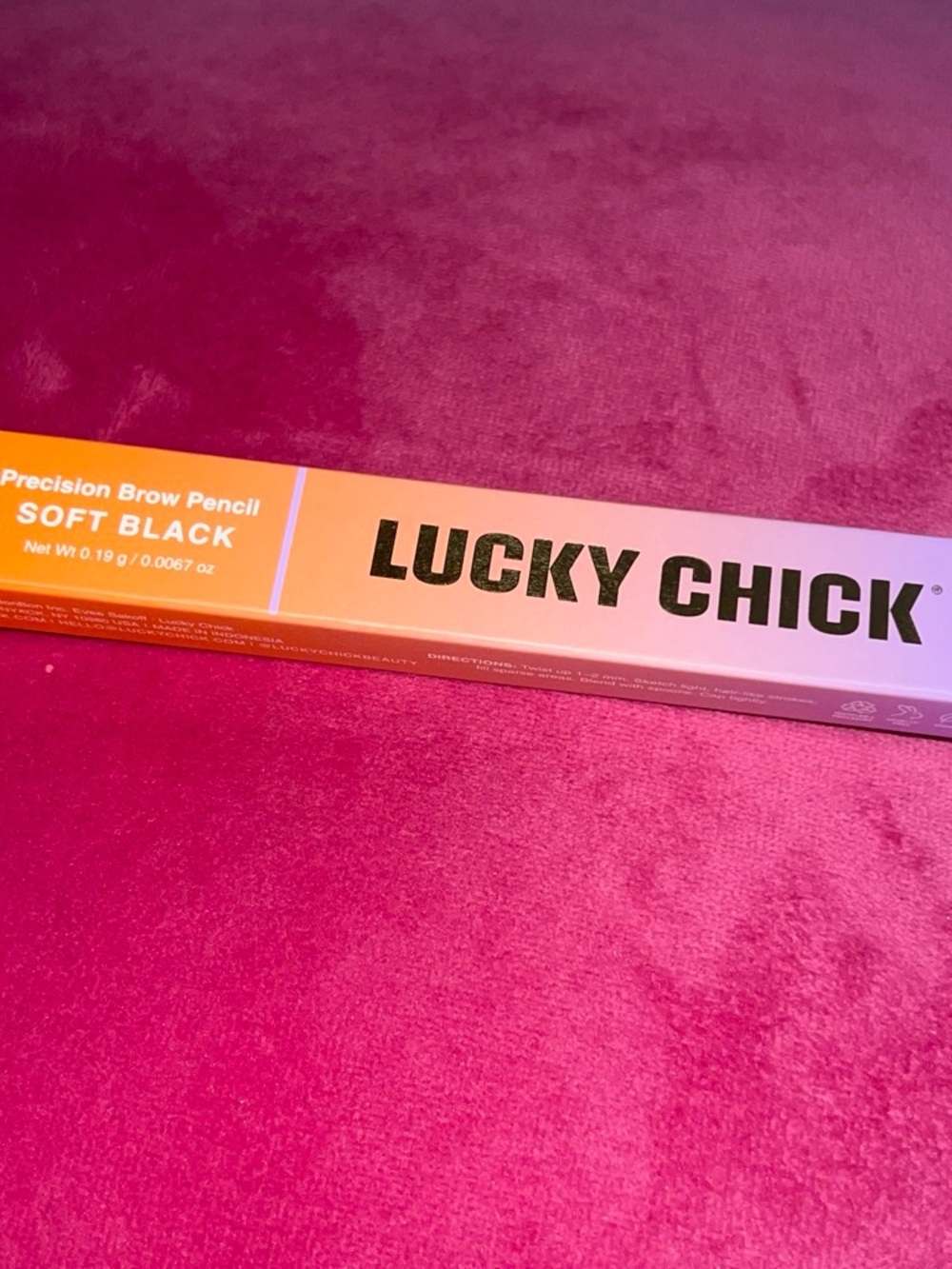 Lucky Chick Precision Brow Pencil - Soft Black